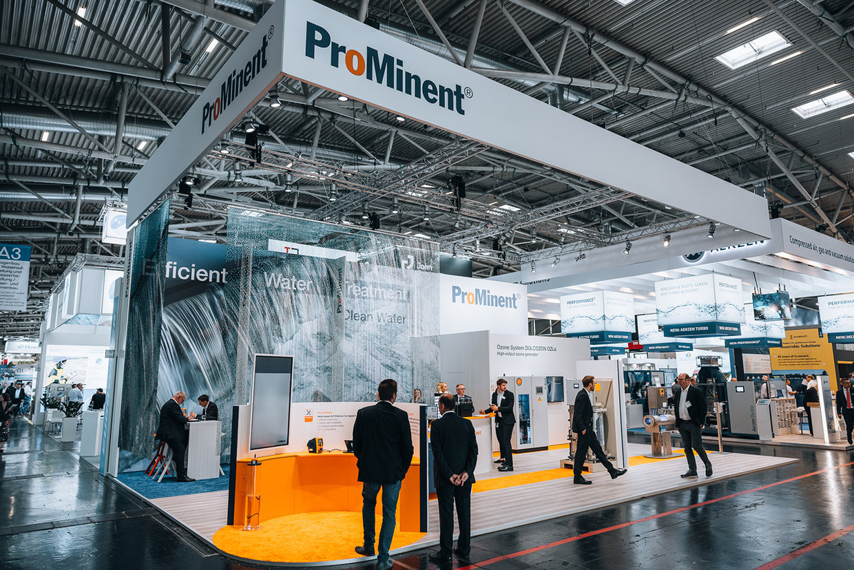 ProMinent Messestand auf der IFAT 