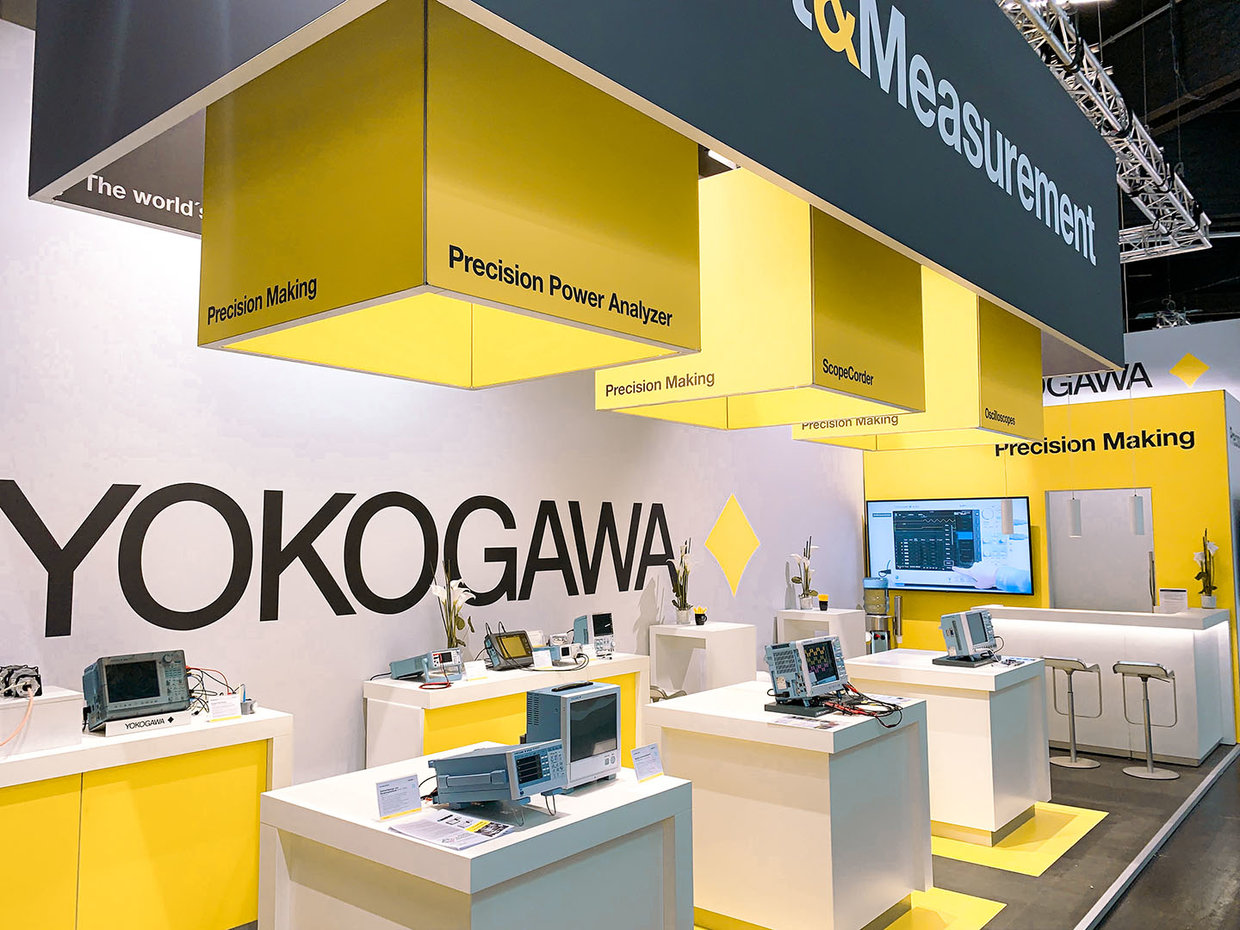 Yokogawa Messestand auf der PCIM