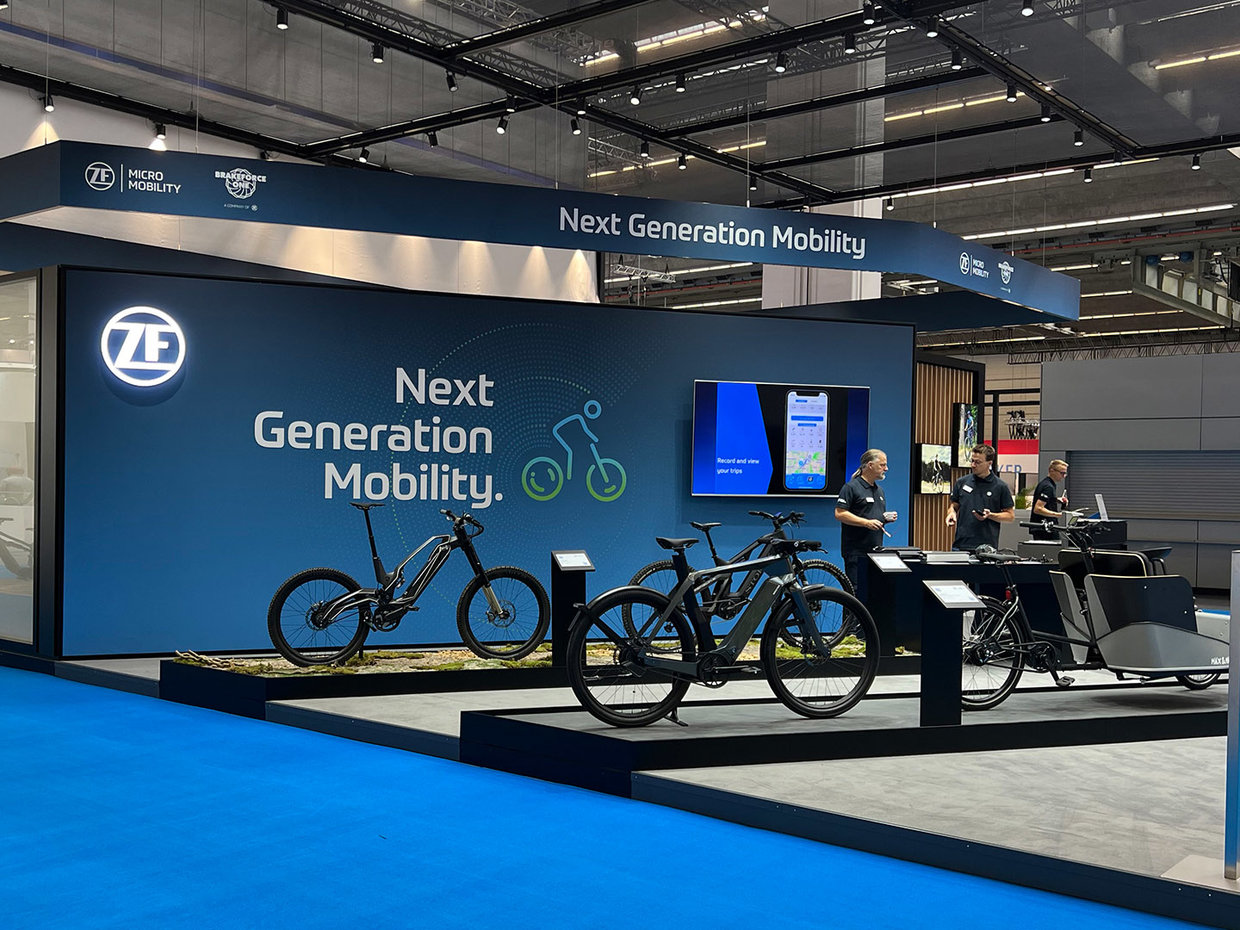 ZF Messestand auf der Eurobike 