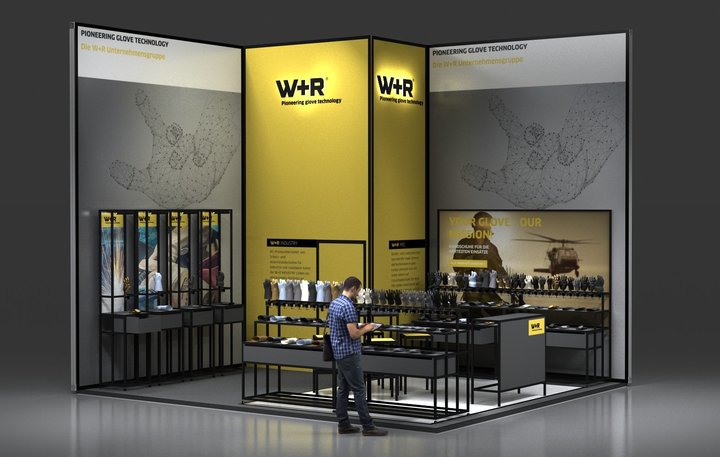 Messestand W+R (Rendering).