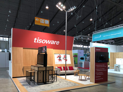 Tisoware Messestand auf der Zukunft Personal