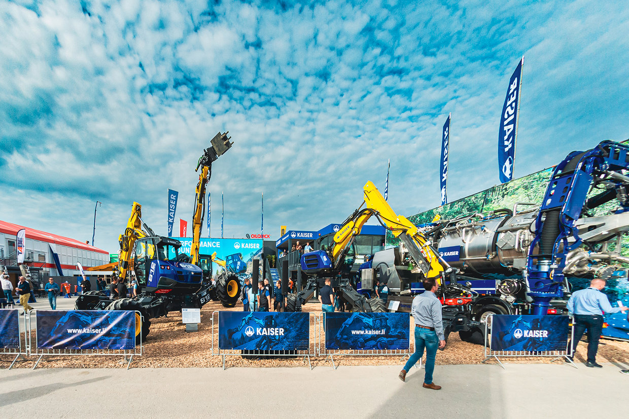 Messestand Kaiser auf der bauma