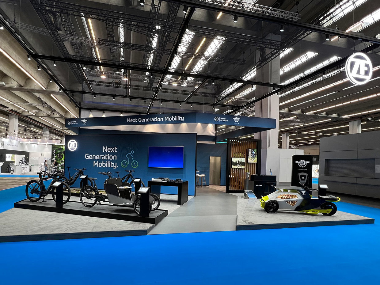 ZF Messestand auf der Eurobike 