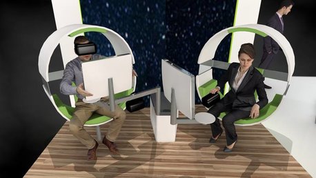Virtual Reality-Brillen auf Messen