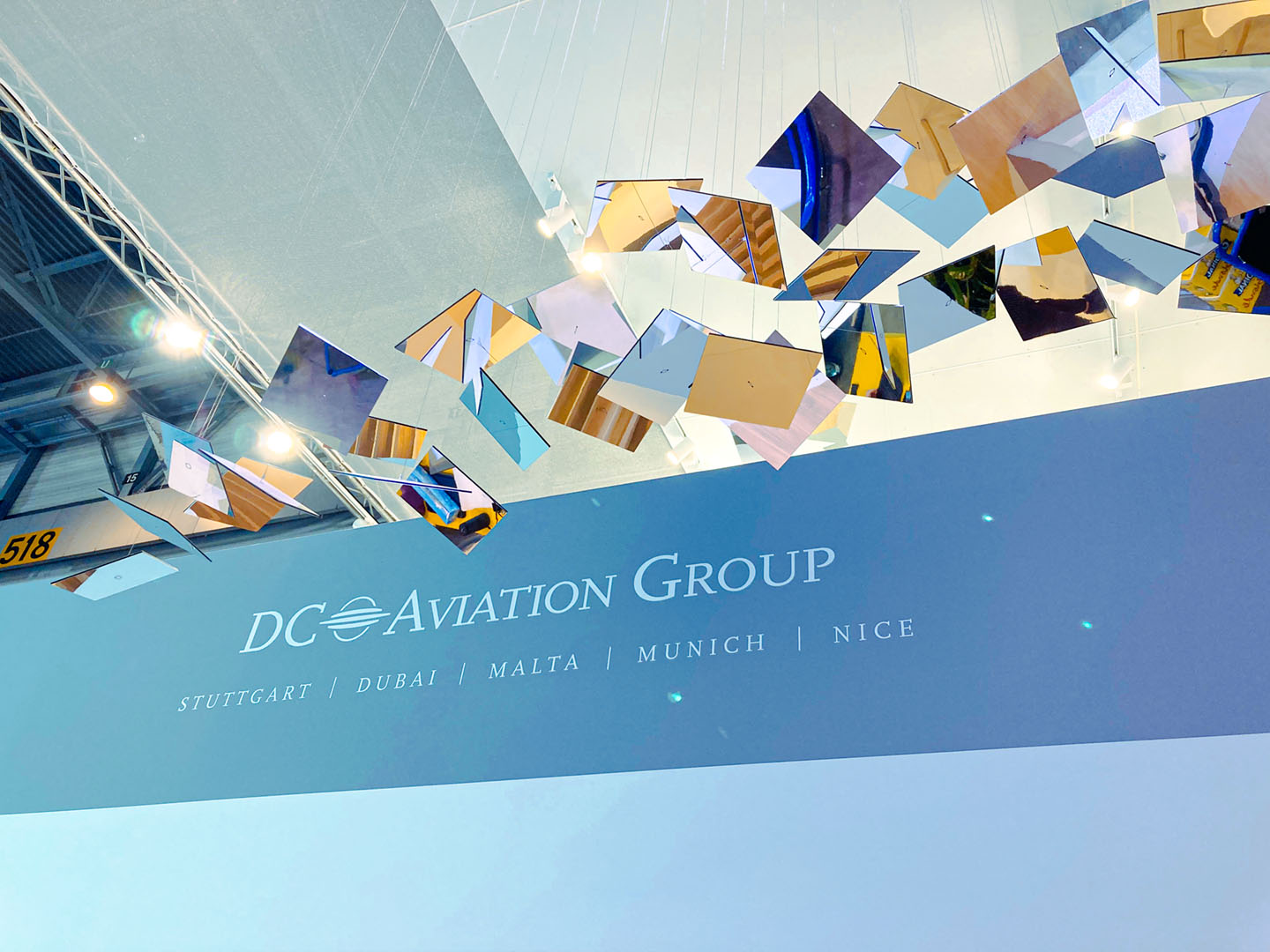 Messestand DC Aviation auf der EBACE