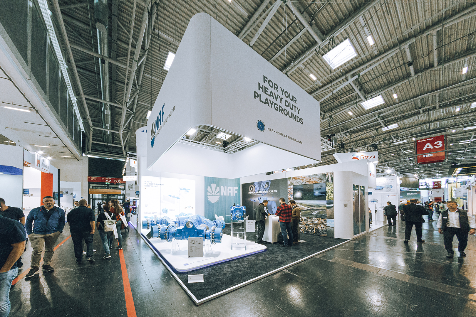 Messestand NAF auf der bauma Messestand NAF auf der bauma