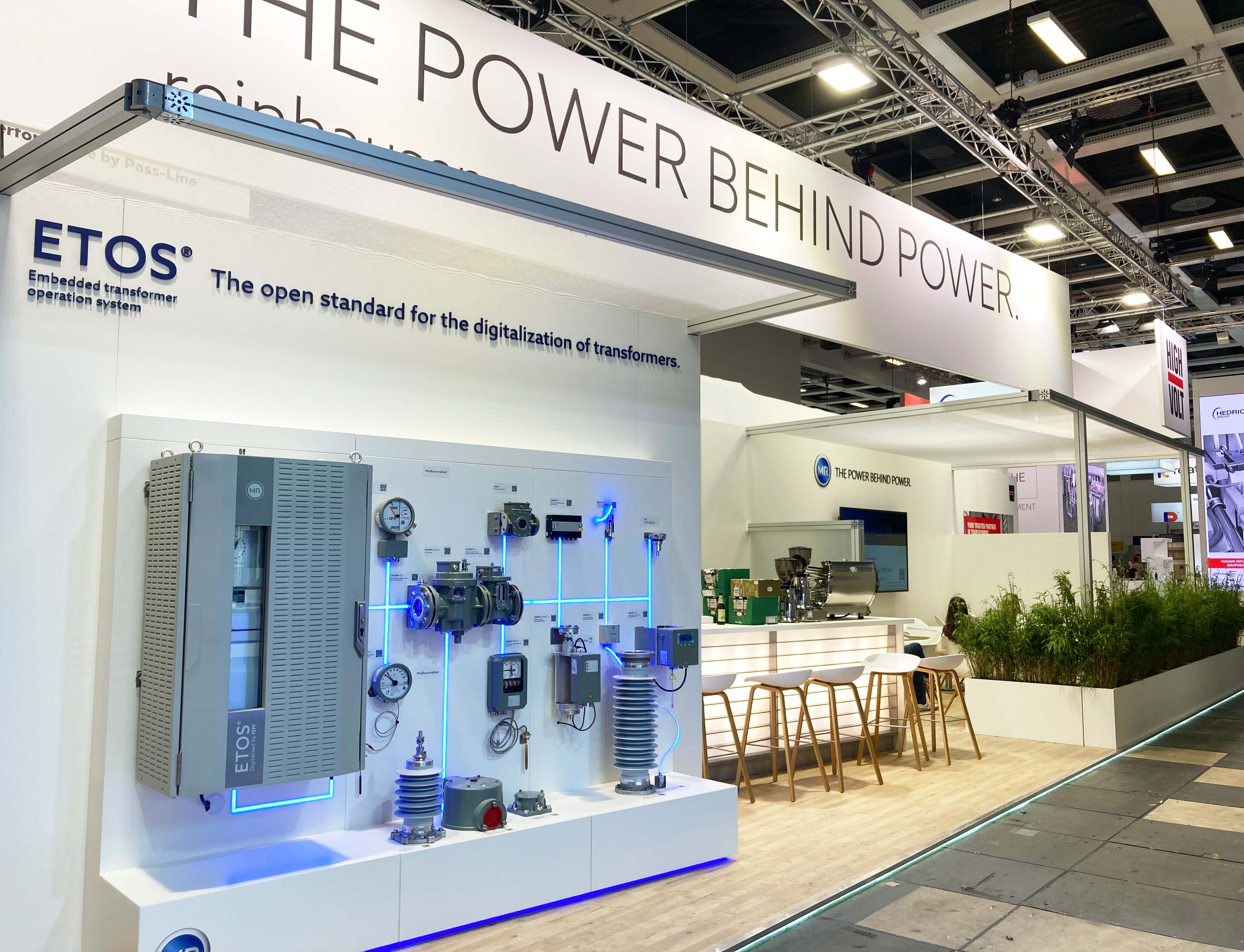 Messestand der Maschinenfabrik Reinhausen auf der CWIEME BERLIN 2024