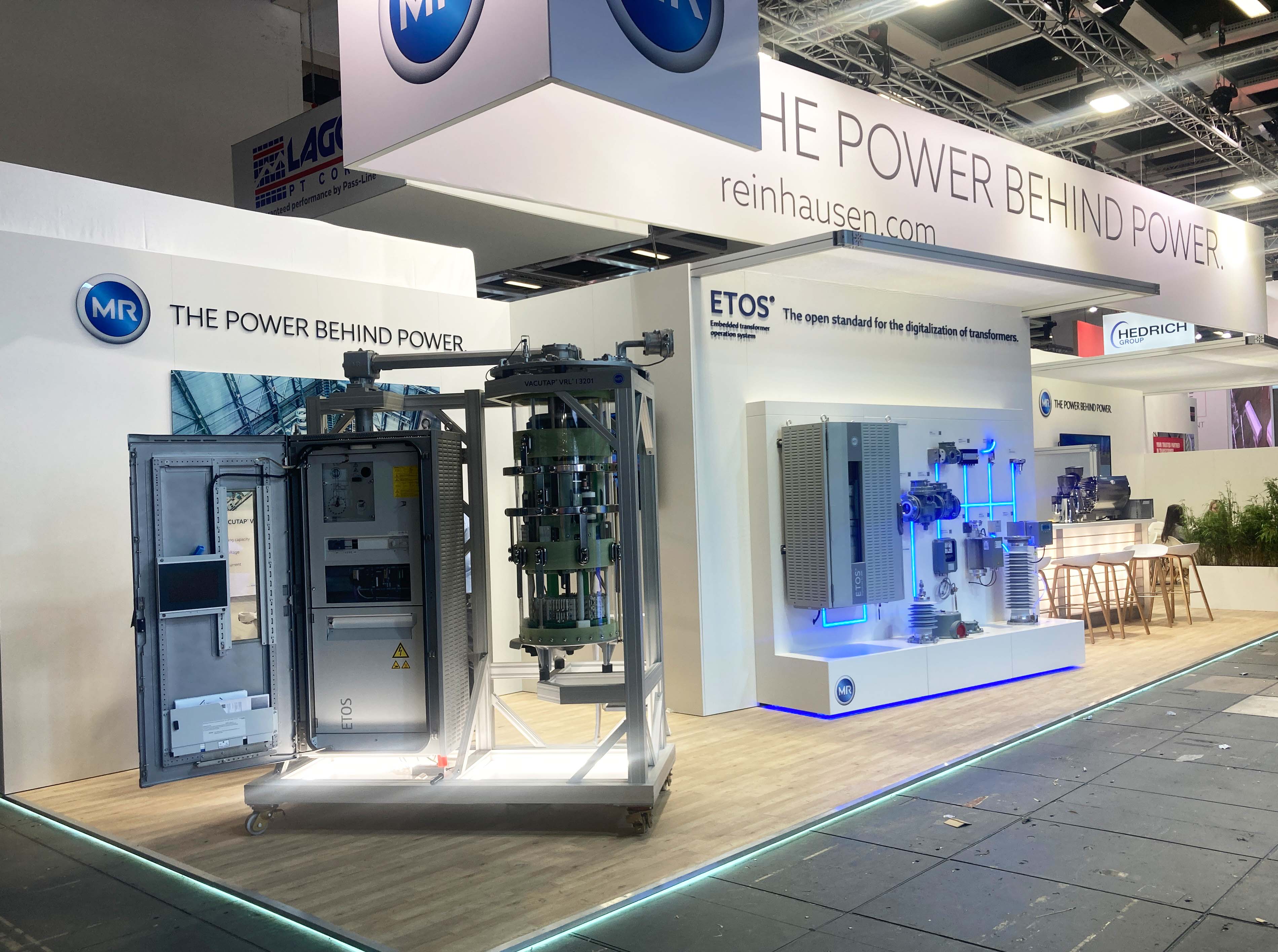 Messestand der Maschinenfabrik Reinhausen auf der CWIEME BERLIN 2024