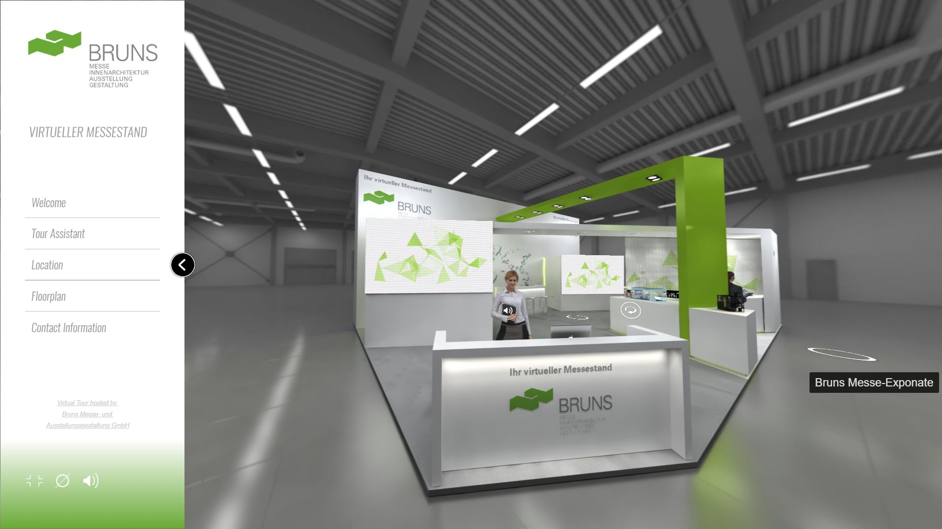 virtueller Messestand