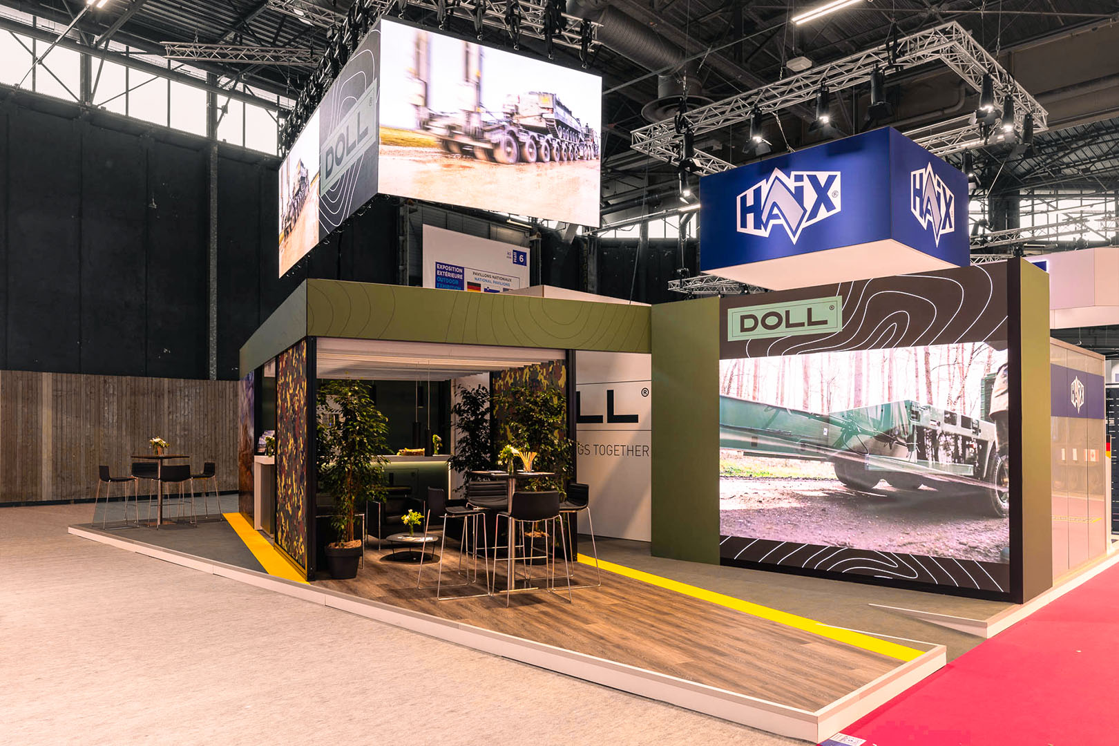 Messestand für DOLL Fahrzeugbau GmbH