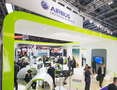 Messestand Airbus DSEI