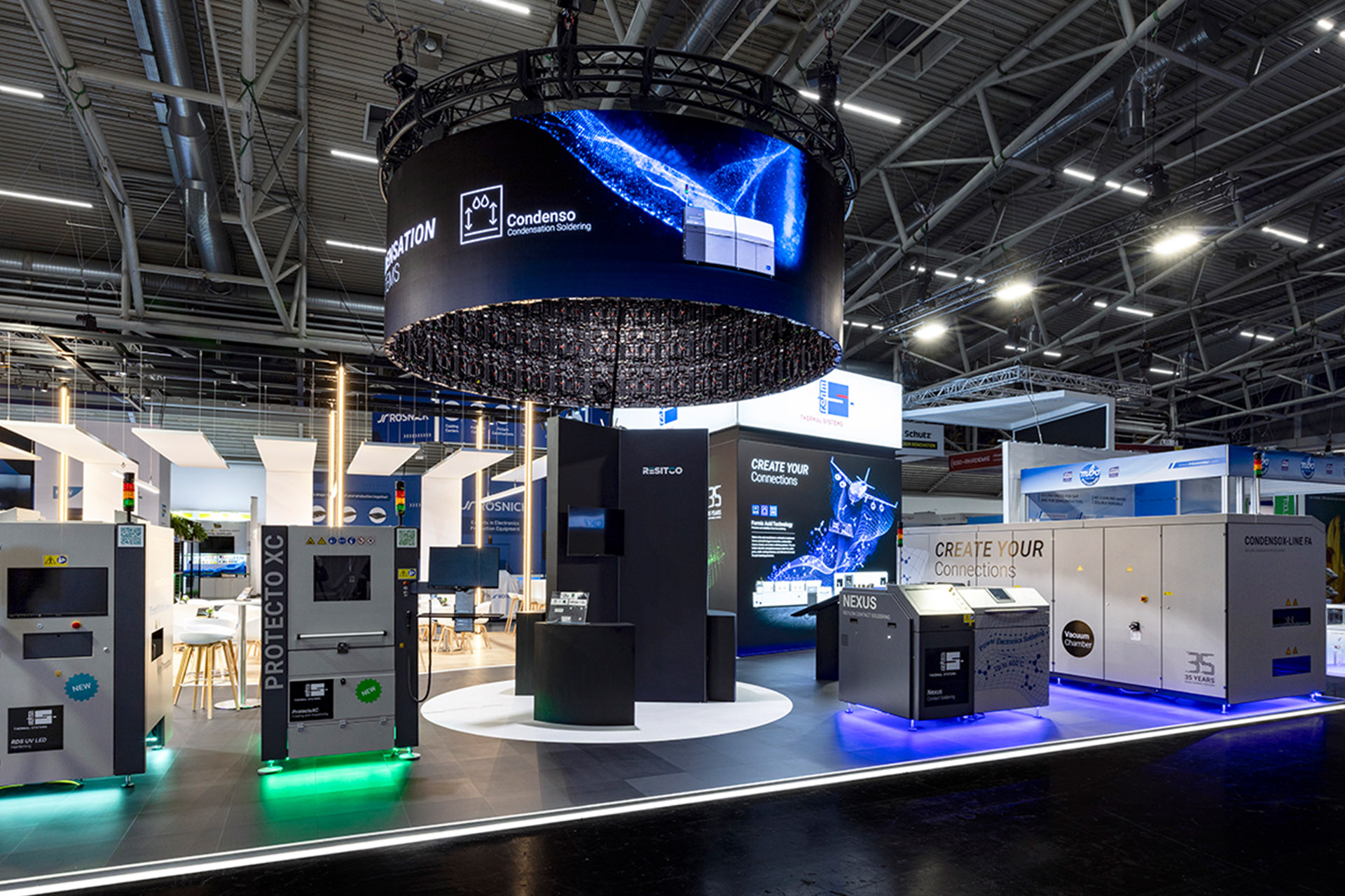 Messestand Rehm Thermal Systems